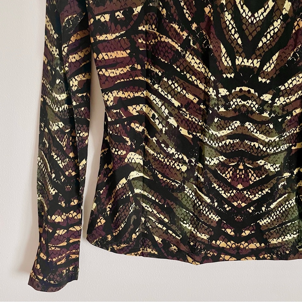 Marie Oliver Hazel Top Blouse In Bengal Snakeskin Size M NWT - Picture 14 of 15